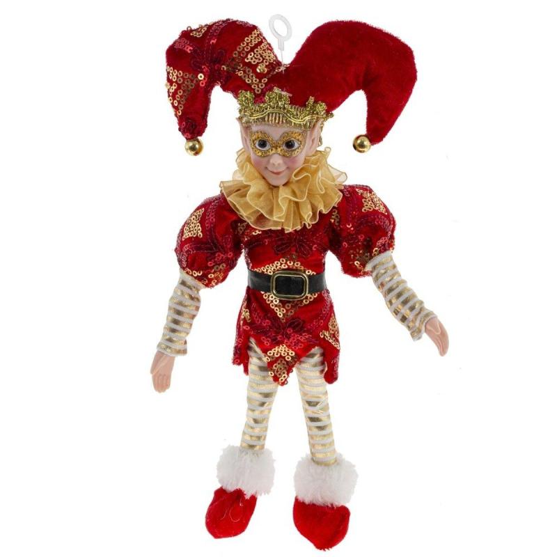 Игрушка набивная Клоун, L12 W7 H30 см, 2в. 791556