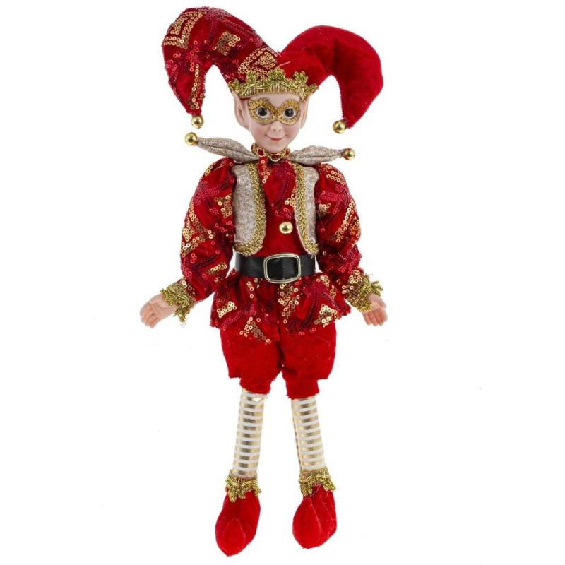 Игрушка набивная Клоун, L12 W7 H30 см, 2в. 791556