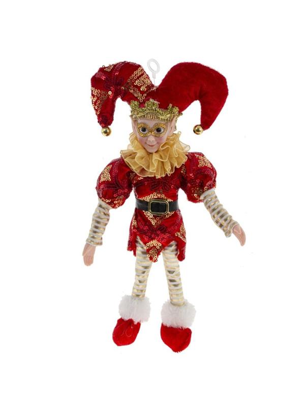 Игрушка набивная Клоун, L12 W7 H30 см, 2в. 791556