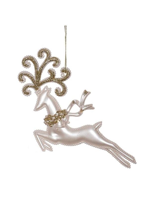 Фигурка Новогоднее украшение Олень 11x1x17.5 см 254592