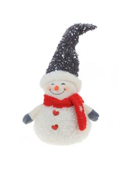 Игрушка мягконабивная Снеговик, L17 W13 H42 см, 2в. 779394