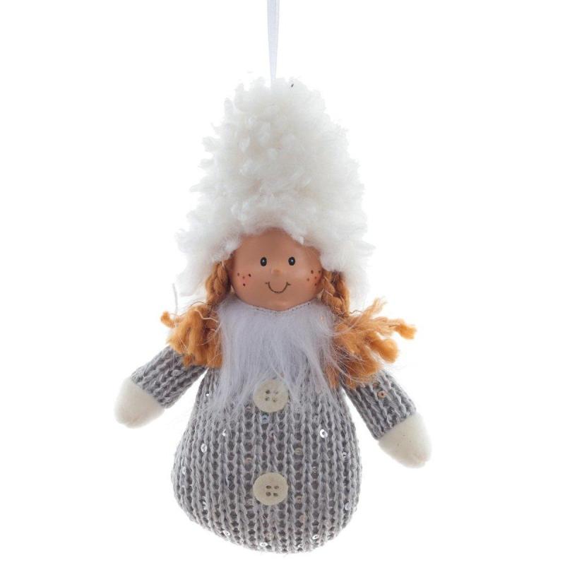 Игрушка набивная Девочка, L8 W4 H16 см, 2в. 763915