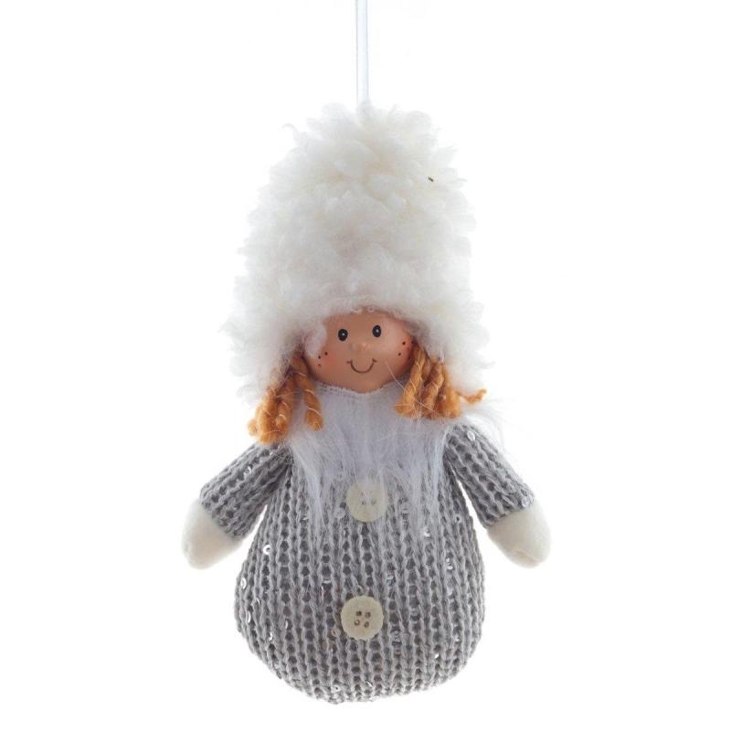 Игрушка набивная Девочка, L8 W4 H16 см, 2в. 763915