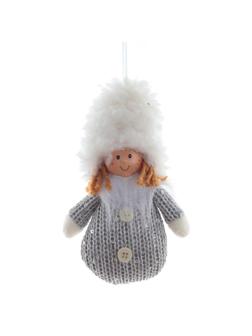 Игрушка набивная Девочка, L8 W4 H16 см, 2в. 763915