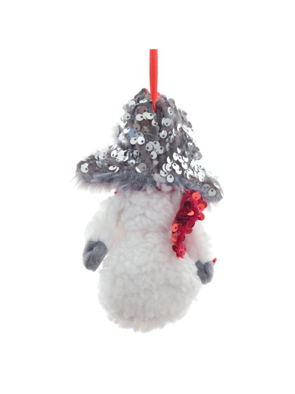 Украшение новогоднее Снеговик, L9 W6 H17 см, 2в. 763884