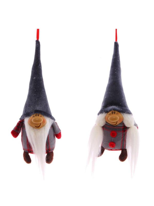 Игрушка набивная Гном, с колпаком L9 W7 H30 см, L9 W7 H18 см, 2в. 755111