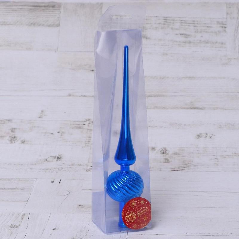 Верхушка Наконечник Классика полосы 25 см синий  6537061