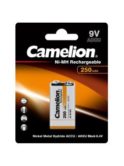Аккумулятор Camelion 9V-250mAh Ni-Mh 1шт/бл(NH-9V250BP1,9В) (5014)