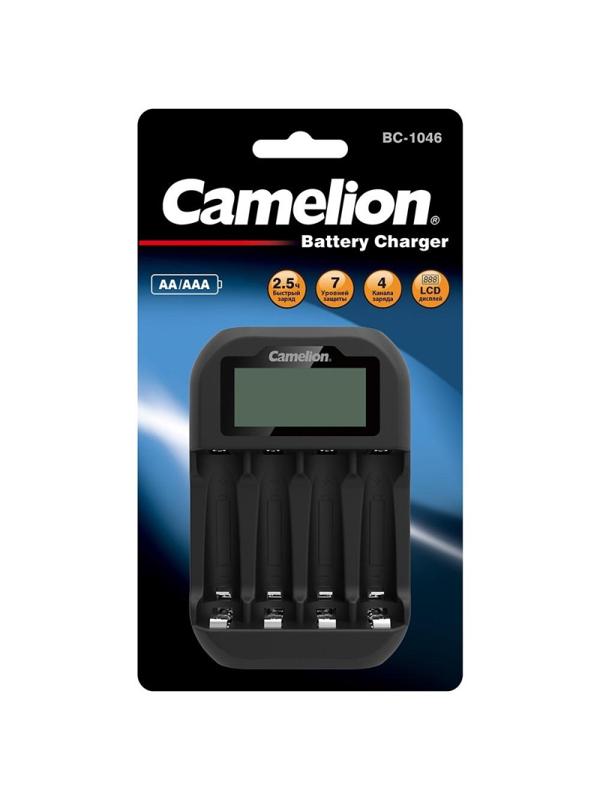 Зарядное устройство Camelion BC-1046(Быстр заряд с LED, 4хАА, ААА) (15040)