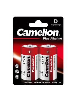 Батарейка Camelion Plus Alkaline 2шт/бл (LR20-BP2, 1.5В) (1654)