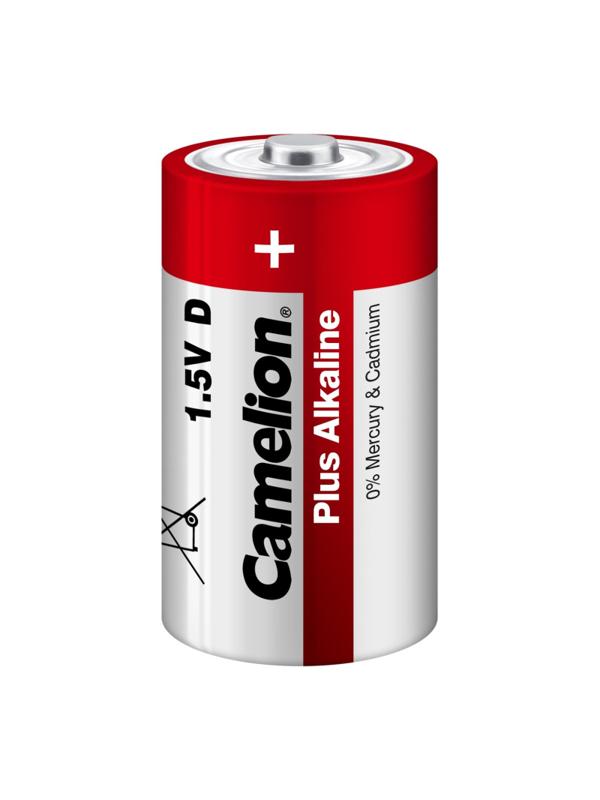 Батарейка Camelion Plus Alkaline 2шт/бл (LR20-BP2, 1.5В) (1654)