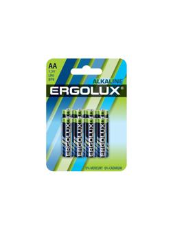 Батарейка Ergolux Alkaline 8шт/бл (LR6 BP8, 1.5В) (14815)
