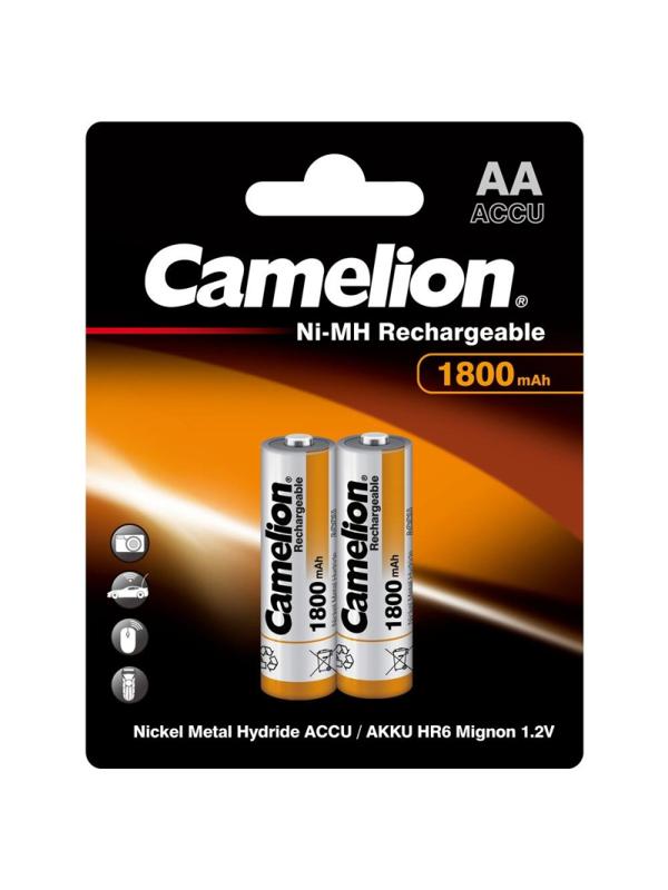 Аккумулятор Camelion AA-1800mAh 2шт/бл(NH-AA1800BP2,1.2В) (3001)