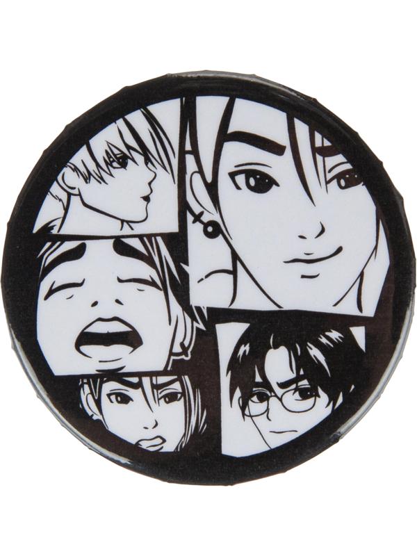 Набор значков Комикс 38мм 6 шт