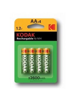 Аккумулятор Kodak HR6-4BL 2600mAh KAAHR-4 (4шт/бл) (30955097)