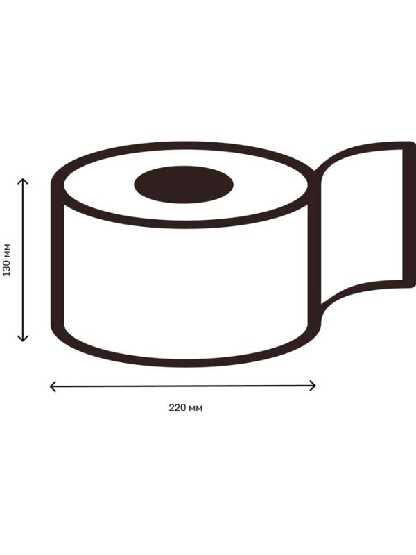 Бумага туалетная д/дисп Protissue ЦВ 2сл 112м 12рул/уп С-367