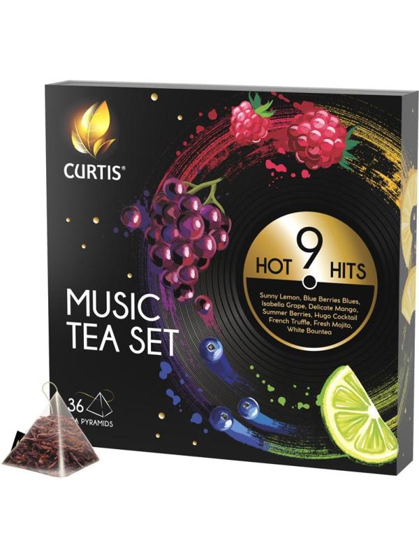 Чай Curtis Music Tea Set пакетированный ассорти 9 вкусовx4шт, 63,2г
