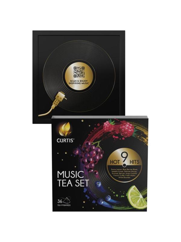 Чай Curtis Music Tea Set пакетированный ассорти 9 вкусовx4шт, 63,2г
