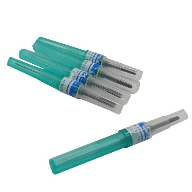 Игла двусторонняя трубч. 21G (0,8х38мм) зеленая YH 100 шт/уп