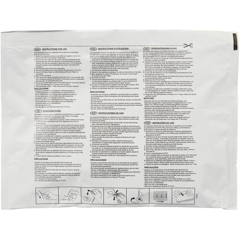 Электроды для ЭКГ однораз. 66х60 микропор,ж.гель., холт Skintact T-VO01, 30