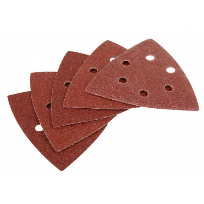 Шлифлист Redverg самоклеющийся по древесине МФИ, 93 мм, Р80 5 шт/уп(921071)