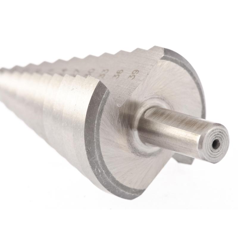 Сверло ступенчатое БАРС 4-6-9-12-15-18-21-24-27-30-33-36-39мм, Р6М5(72363)