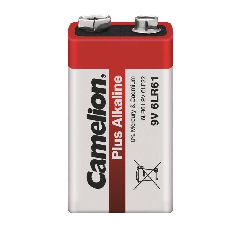 Батарейка Camelion 6LR61 Plus Alkaline 1шт/бл (6LR61-BP1, 9В) (1655)