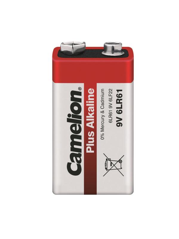 Батарейка Camelion 6LR61 Plus Alkaline 1шт/бл (6LR61-BP1, 9В) (1655)