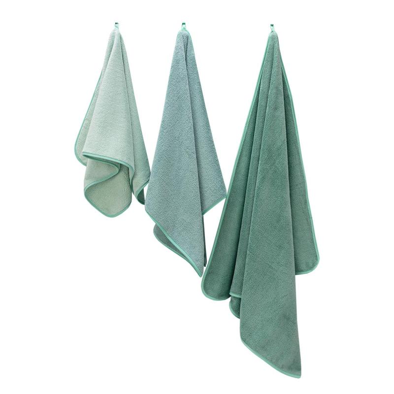 Набор полотенец НВ Сванк м0854_34 35x75+50x90+70x140 мятн