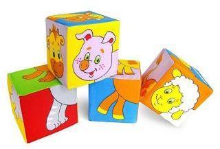 Кубики Мякиши Животные 2