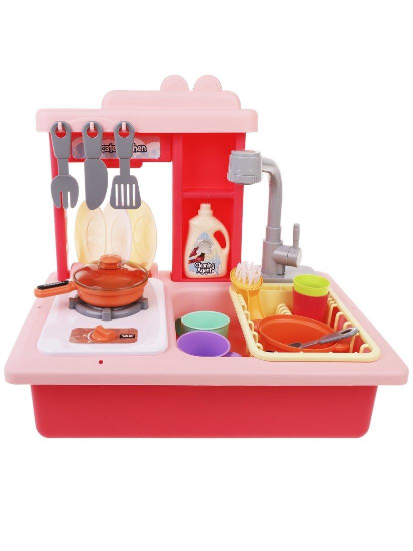 Игр. наб. Бытовая техника Мойка, подача воды, в компл. предм. 26шт., эл.
пит. ААх2шт. не вх. в компл., в ассорт.кор.