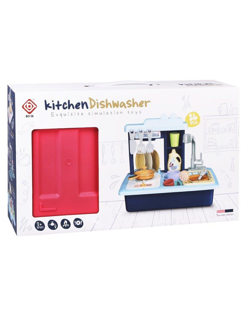 Игр. наб. Бытовая техника Мойка, подача воды, в компл. предм. 26шт., эл.
пит. ААх2шт. не вх. в компл., в ассорт.кор.