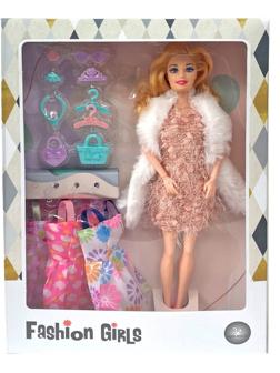 Игр. наб. Модница, в компл. кукла 29 см., 12 предметов