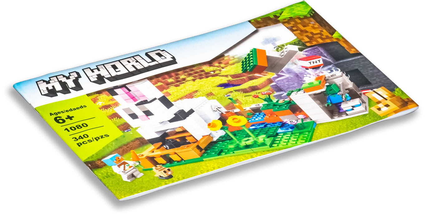 Конструктор «Кроличье ранчо» 1080 (Minecraft 21181) / 340 детали