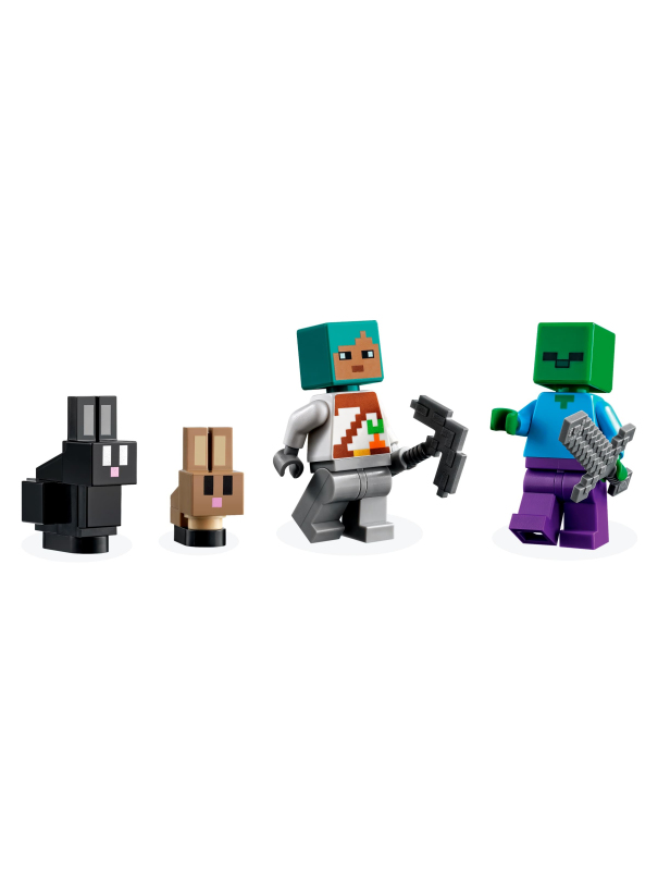 Конструктор «Кроличье ранчо» 1080 (Minecraft 21181) / 340 детали