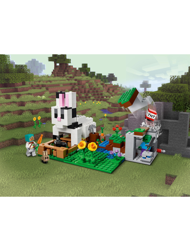 Конструктор «Кроличье ранчо» 1080 (Minecraft 21181) / 340 детали