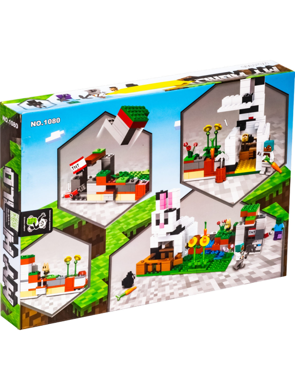 Конструктор «Кроличье ранчо» 1080 (Minecraft 21181) / 340 детали