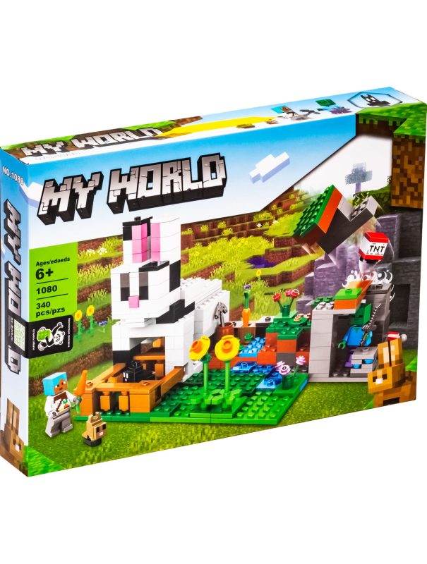 Конструктор «Кроличье ранчо» 1080 (Minecraft 21181) / 340 детали