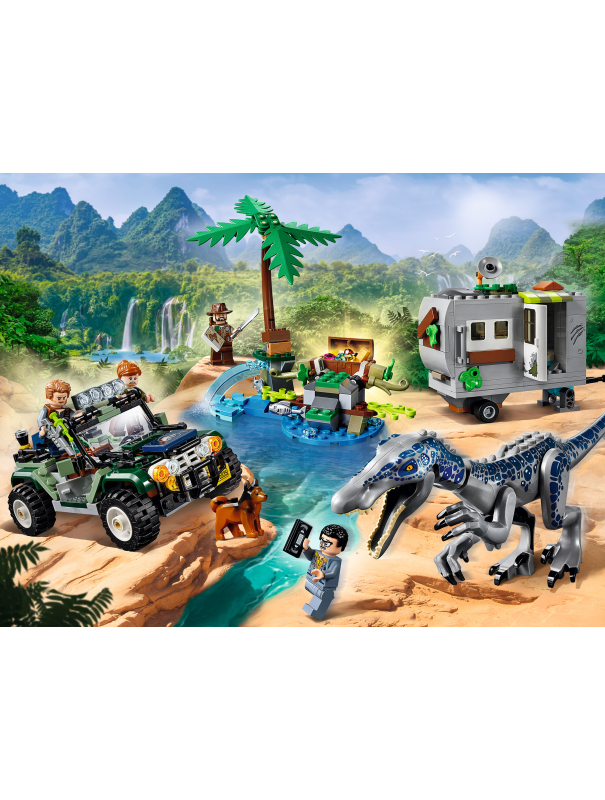 Конструктор «Поединок с бариониксом: охота за сокровищами» 21335 (Jurassic World 75935) / 458 деталей