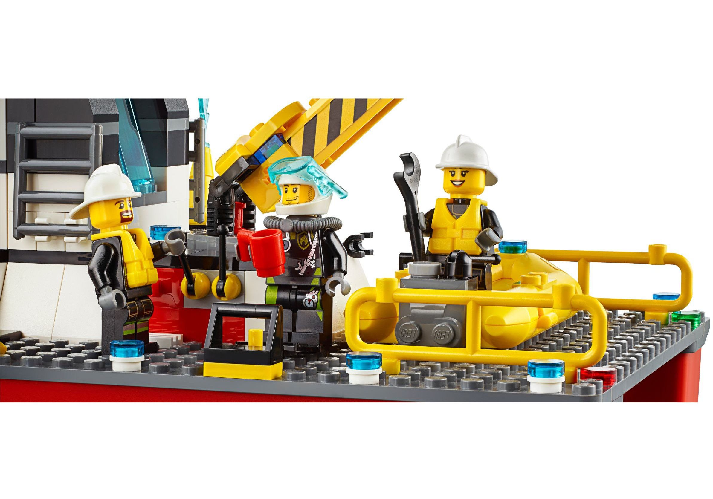 Конструктор «Пожарный катер» 66116 (City 60109) / 412 деталей