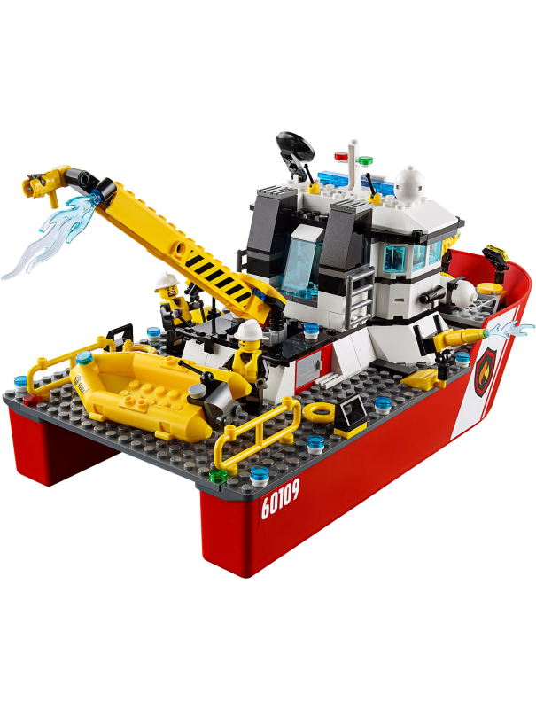 Конструктор «Пожарный катер» 66116 (City 60109) / 412 деталей