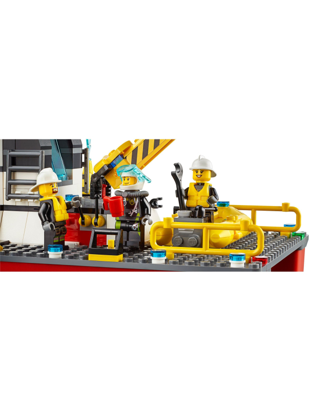 Конструктор «Пожарный катер» 66116 (City 60109) / 412 деталей