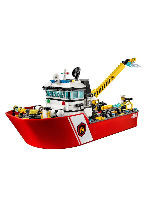 Конструктор «Пожарный катер» 66116 (City 60109) / 412 деталей