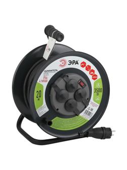 Удлинитель силовой ЭРА на м. катушке c/з 4 гн 20м КГ 3х2,5 IP44 (Б0043057)