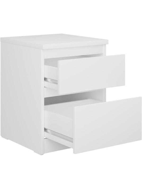 Тумба ШС_Кастор 2 ящика белая