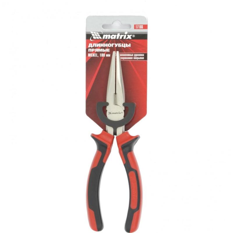 Длинногубцы Nickel 180 мм MATRIX 17166