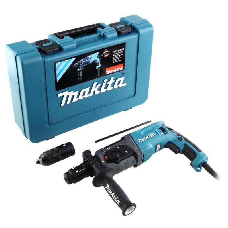 Перфоратор MAKITA 780Вт, SDS+, 3реж, 2.7дж (HR2470FT)