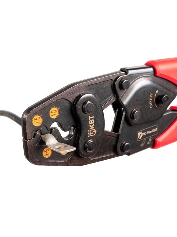 Кримпер КВТ для опрессовки неизолированных наконечников 78866