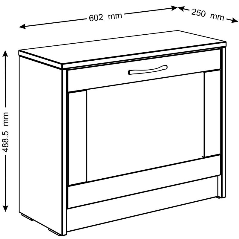Тумба ШС_Сириус для обуви 60,2х48,85 Дуб Венге