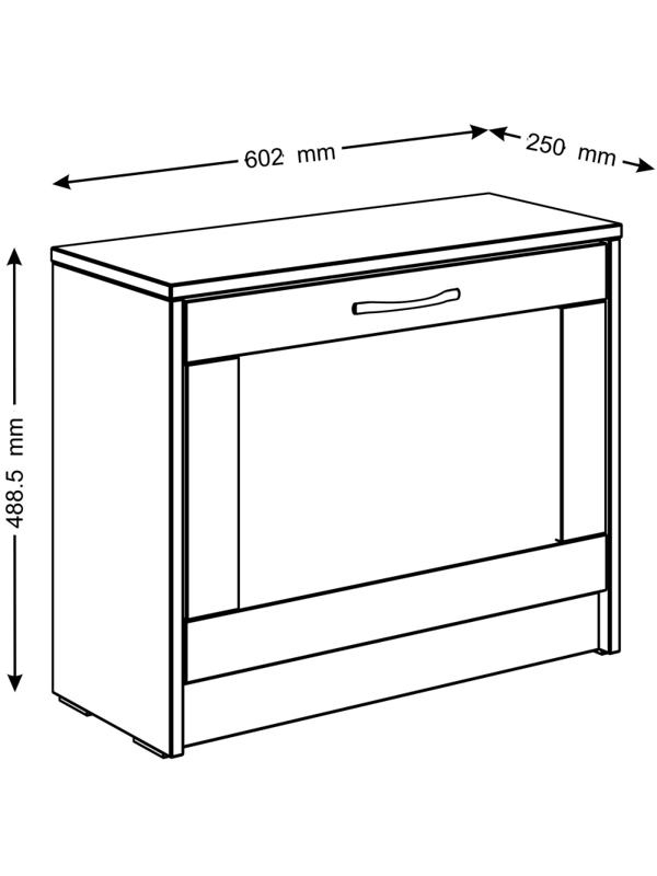 Тумба ШС_Сириус для обуви 60,2х48,85 Дуб Венге